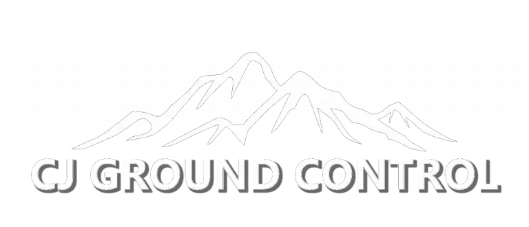 CJ Ground control Logo White